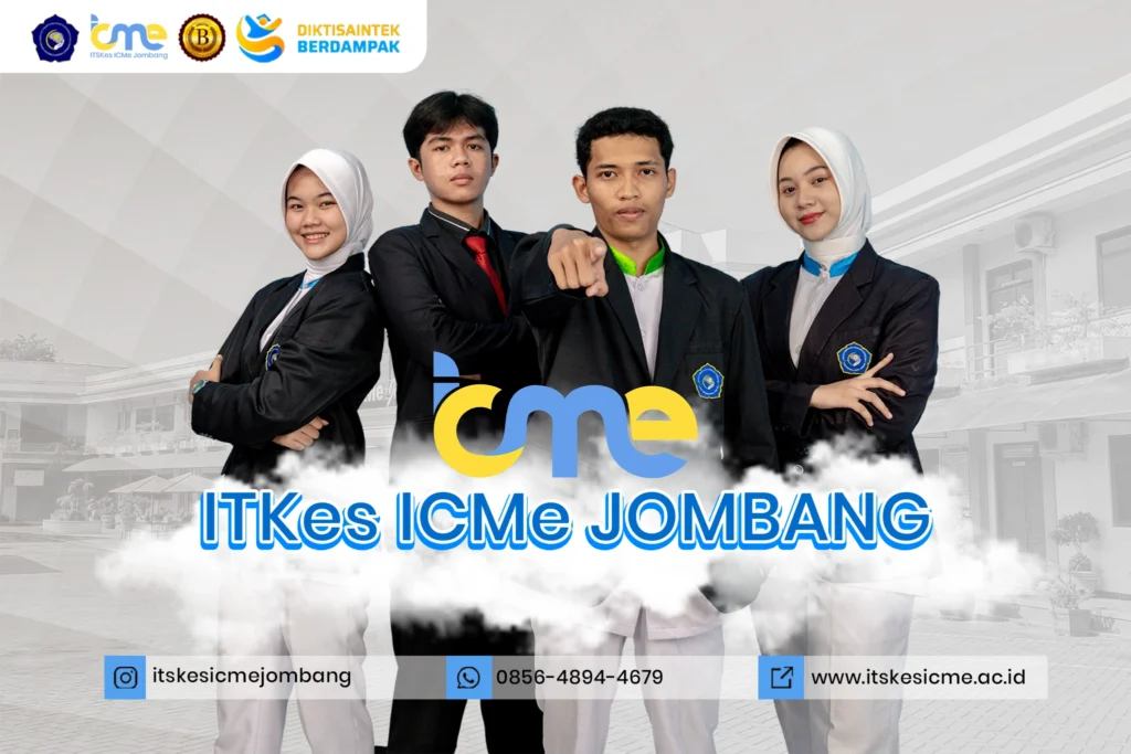 Mencari kampus di Jawa Timur? ITSKes ICMe Jombang. Prodi Keperawatan, Kebidanan dan Bisnis Digital. Fasilitas modern dan lingkungan nyaman.