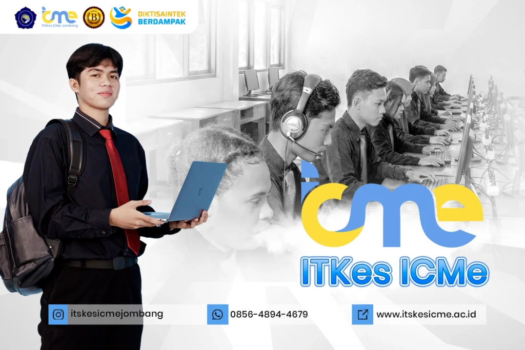 Kampus Unggulan di Jawa Timur? ITSKes ICMe Jombang. Prodi Keperawatan, Kebidanan dan Bisnis Digital. Fasilitas modern dan lingkungan nyaman.